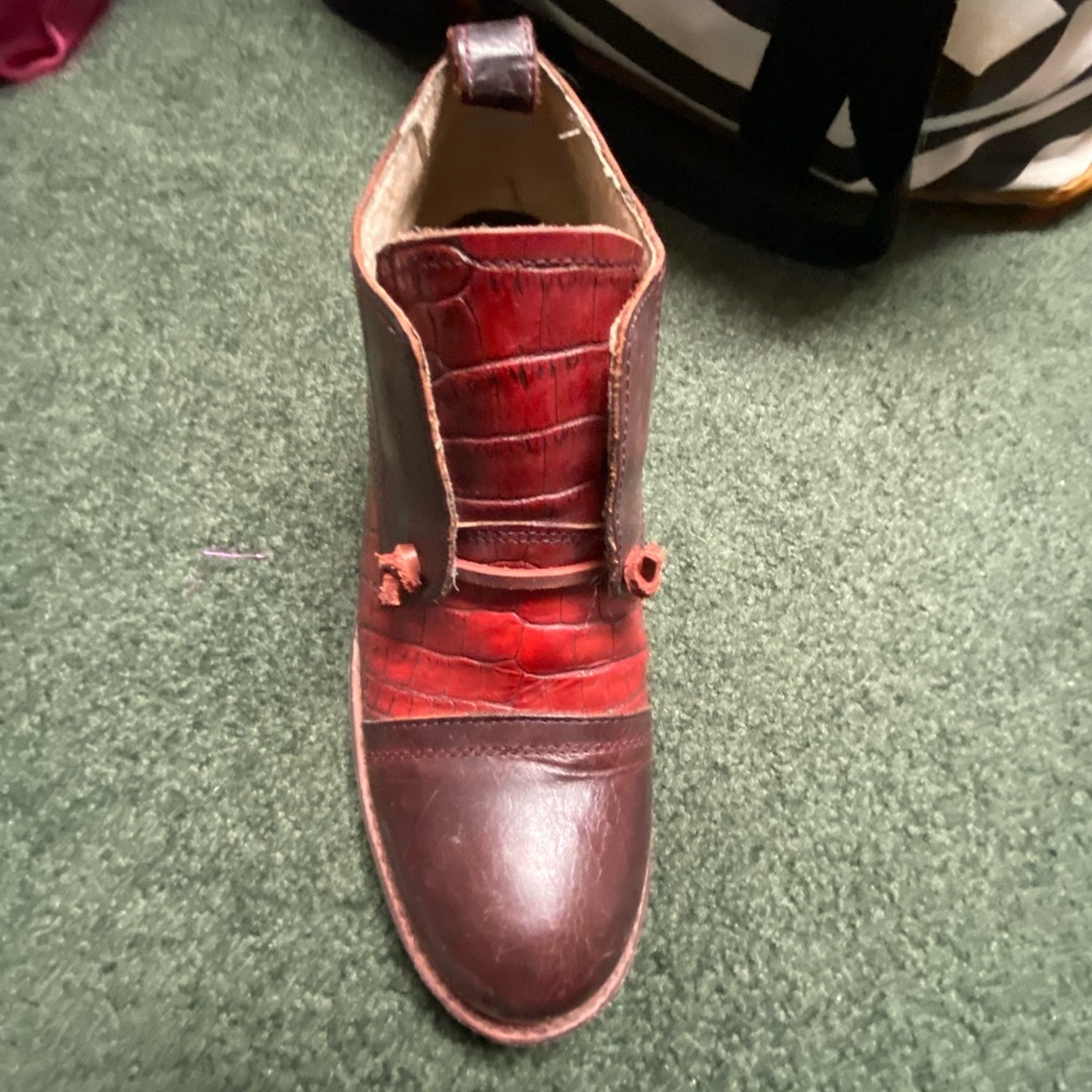 Freebird by Steven Red and Brown Loafers